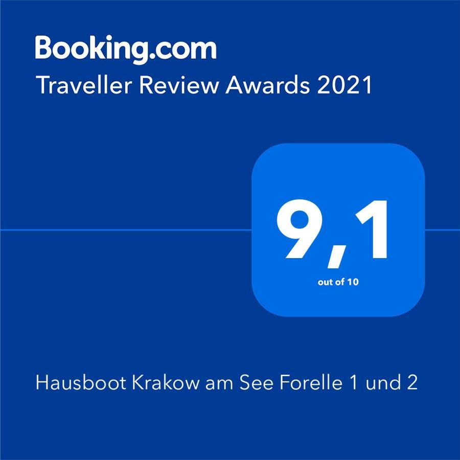 Hausboot Krakow Am See Forelle 1 Und 2 Esterno foto